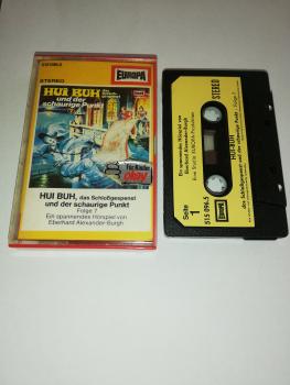 Hui Buh Folge 7 und der schaurige Punkt Schwarz mit Beigen Aufkleber 515096.5 Europa(Weißes Frontcover)